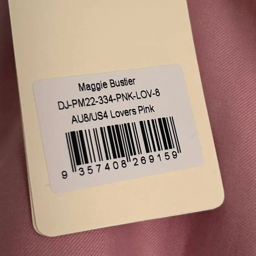 Peppermayo Maggie Pink bustier tank | size 4 nwt coquette romantic